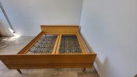 #A DDR Mid Century Doppelbett Ehebett 180 x 190 cm 60er Holz alt Sachsen - Burgstädt Vorschau