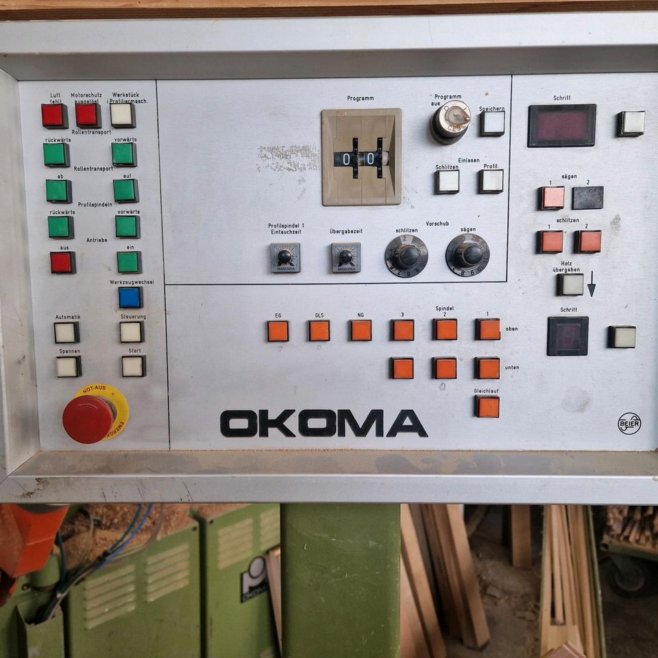 Okoma Winkelanlage Fenstermaschine in Marklkofen