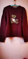 RAR Vintage Pullover mit Teddy dunkelrot burgunderrot Gr. M Leipzig - Grünau-Ost Vorschau