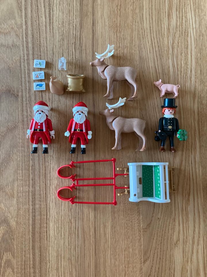 Playmobil Weihnachten Weihnachtsmann, Rentierschlitten, Nikolaus in Vaterstetten