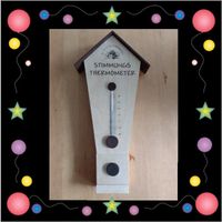 Holz Stimmungsthermometer, Thermometer 49 cm Berlin - Neukölln Vorschau