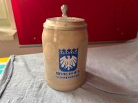 Bierkrug mit Zinndeckel vom Brauhaus Schweinfurt Bayern - Bischofsheim Vorschau