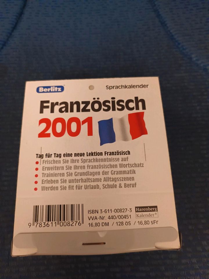 Taschen Kalender Französisch 2001 gilt für 2024 ❤️NEU❤️  Berlitz in Burgkirchen