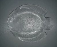 Fischplatte aus Glas für Fische 38 x 33 x 3.5 cm Bayern - Lohr (Main) Vorschau