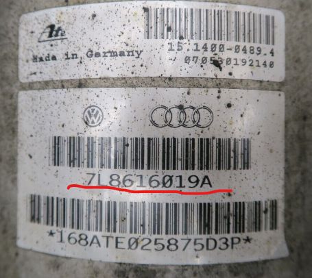 ORIGINAL AUDI Q7 4L STOSSDÄMPFER PNEUMATISCHE 7L8616019 LINKS in Bonn