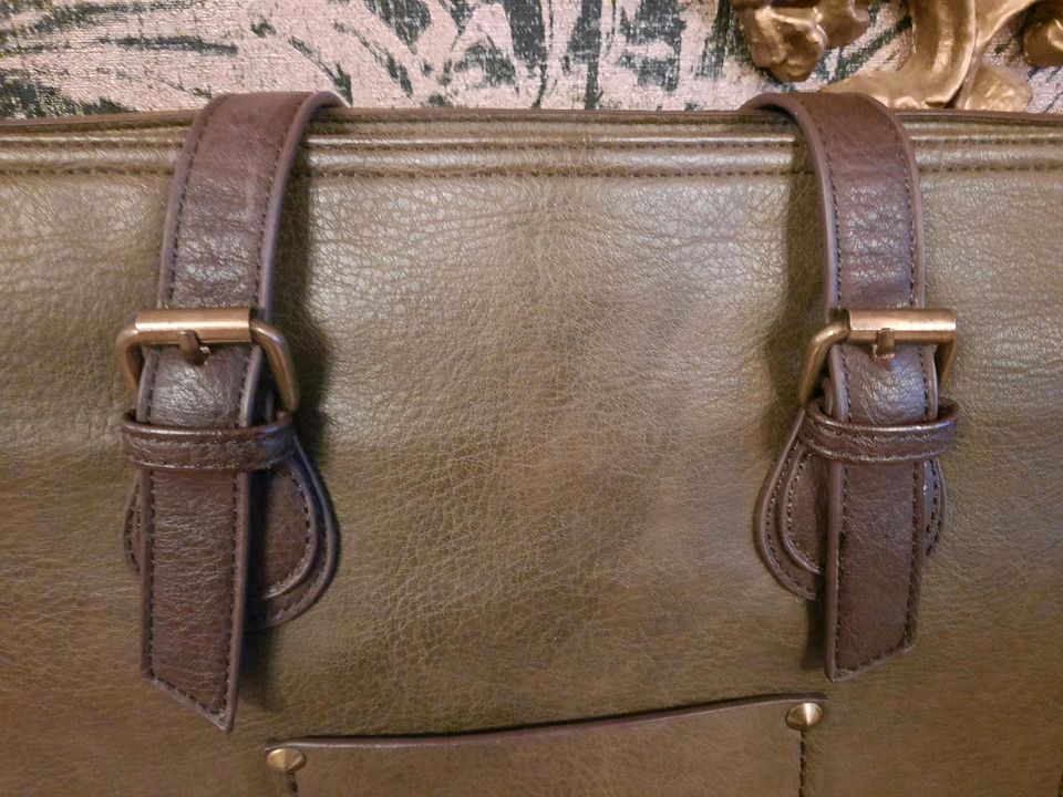 Handtasche, Tom Tailor, Damentasche, olivgrün, Shopper in Neu Wulmstorf