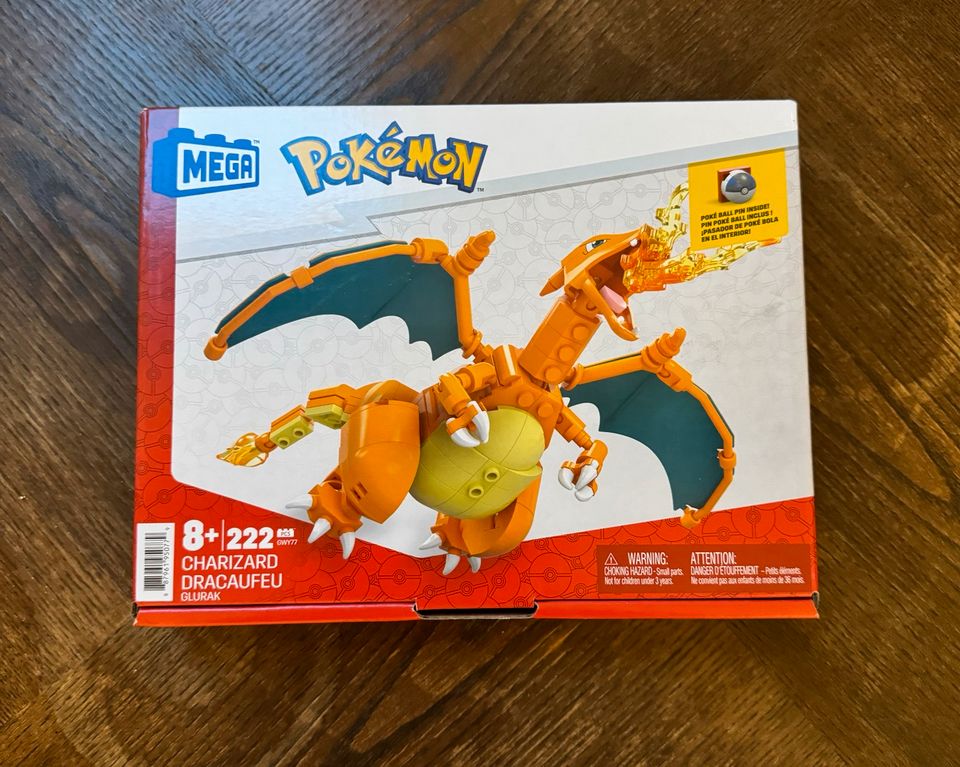Pokémon Glurak Charizard Mega Lego Mattel Construx in Hainichen