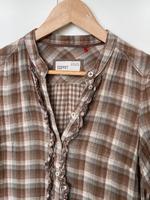 Blusen Kleid, Musselin, braun kariert, Esprit, 34, XS Rheinland-Pfalz - Weitersburg Vorschau