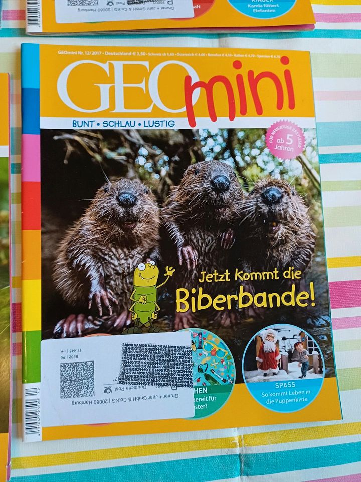 GEOMINI Zeitschriften 2017 Ausgaben 1 - 12 in Bornheim