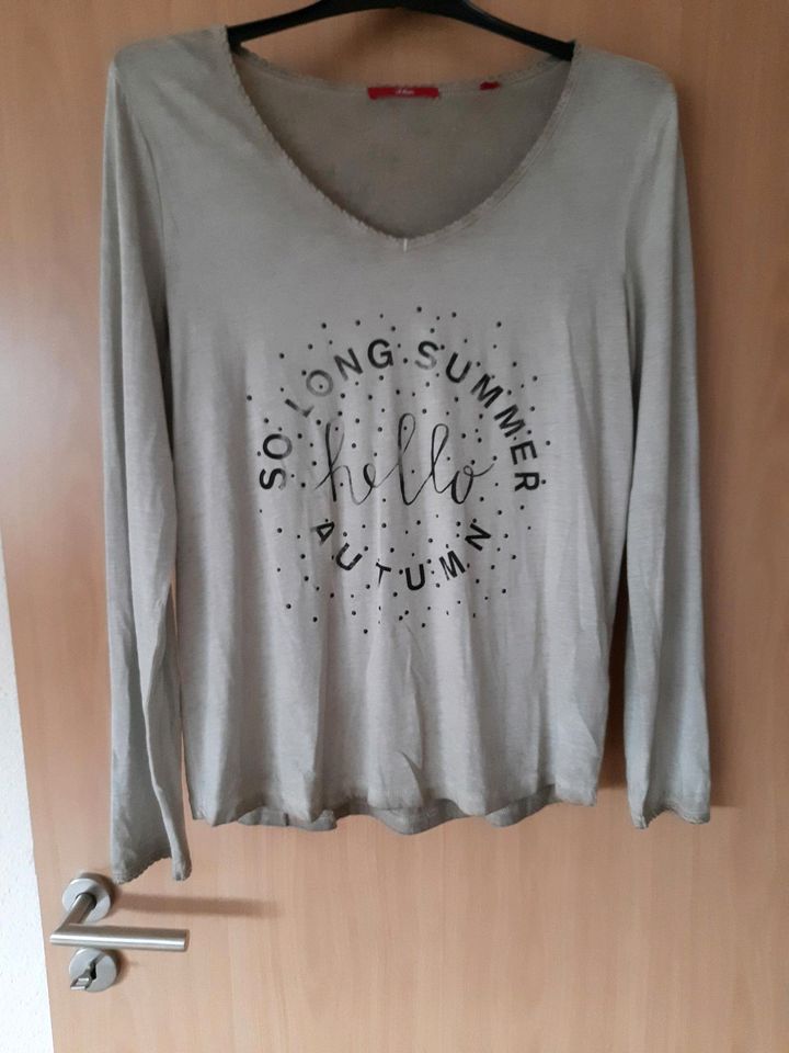 ❣️NEUES LANGARM SHIRT VON"S.OLIVER"GR.40❣️ in Overath