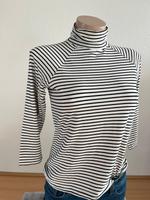 HIRSCH 3/4 LANGARM T-SHIRT S 36 gestreift Weiss schwarz y2k retro Baden-Württemberg - Aichtal Vorschau