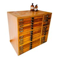 Apothekerschrank, Setzkastenschrank, antik, Vintage, 1930/40er Baden-Württemberg - Gundelsheim Vorschau