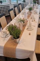 Hochzeitsdekoration - Tischläufer (Leinen artig) Rheinland-Pfalz - Schifferstadt Vorschau
