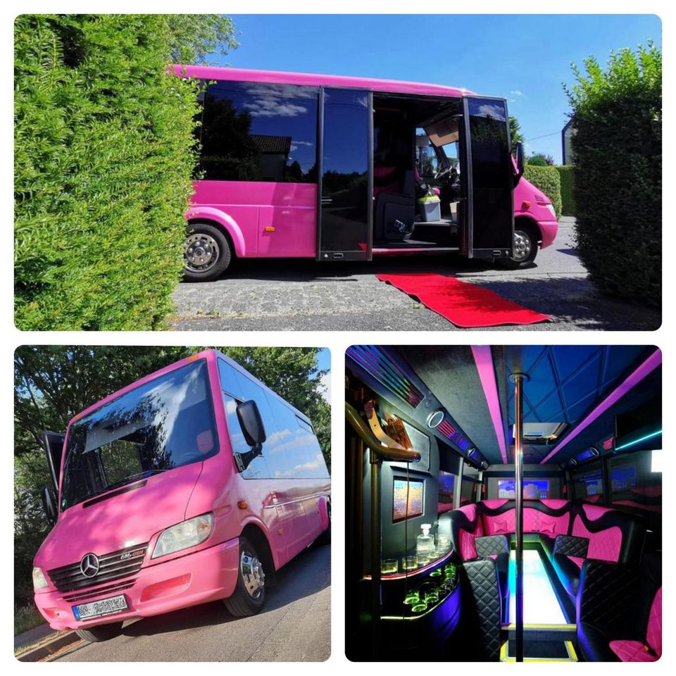 Pinke Stretchlimousine mieten für ganz NRW! in Viersen