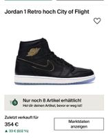 Nike Air Jordan 1 High  „ CITY OF Flight “ / 9.5- 43 DS -NEU / Schleswig-Holstein - Büdelsdorf Vorschau