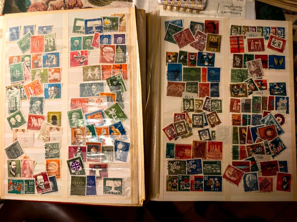 Briefmarken Deutschland 1950 bis 2001 gestempelt Sammlung in Braunsbedra