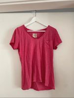 Pinkes T-Shirt mit V-Ausschnitt von Hollister, Größe M Baden-Württemberg - Baden-Baden Vorschau