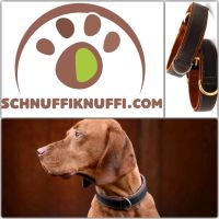 MAUL Hundehalsband Klassik Premium braun-cognac silber Hessen - Calden Vorschau