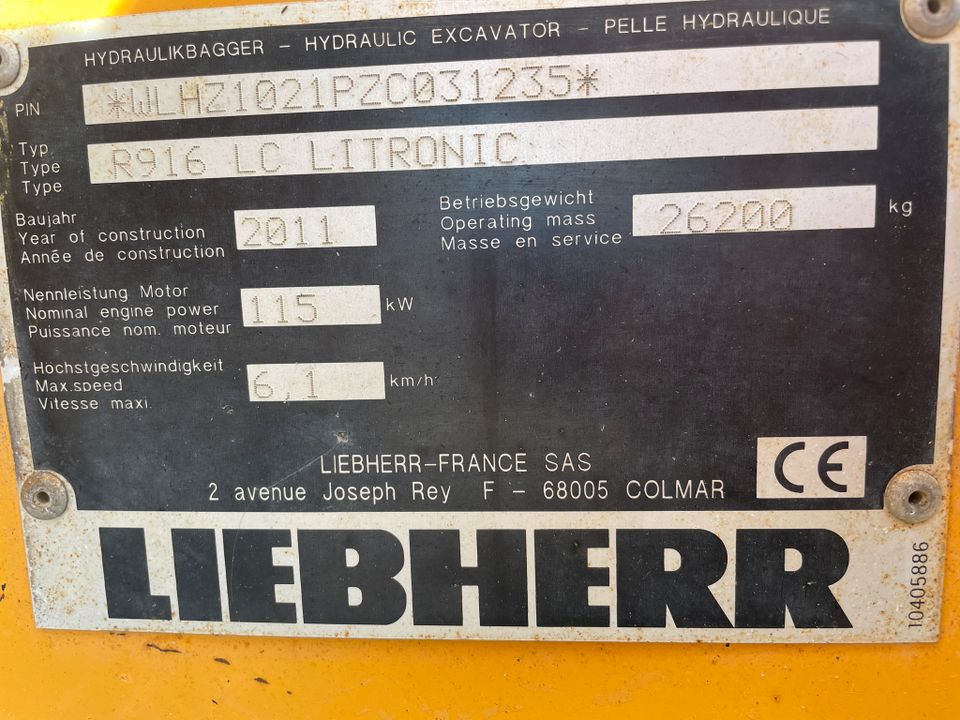 Liebherr R 916 Litronic in Altenberge