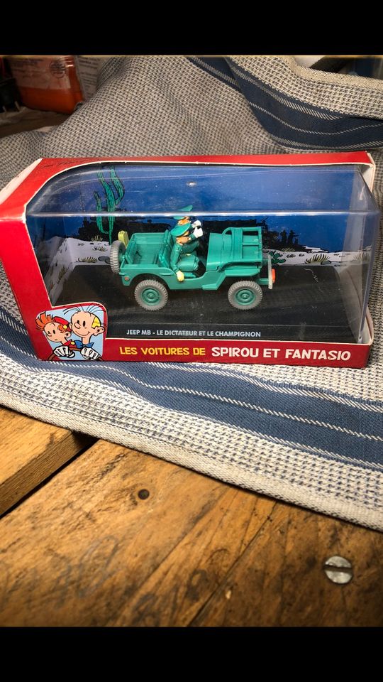 Willys Tintin Atlas Spirou Fantasio Jeep MB Die Diktator 1/43 in Scharbeutz