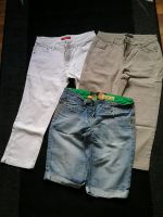 S.oliver Capri weiß,  Next Jeans Shorts & Sa.Hara Capri grau xs Niedersachsen - Wangerland Vorschau