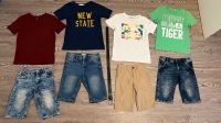Sommer Set Jeans Shorts  T-Shirts Gürtel gr 134 140 Wandsbek - Hamburg Tonndorf Vorschau