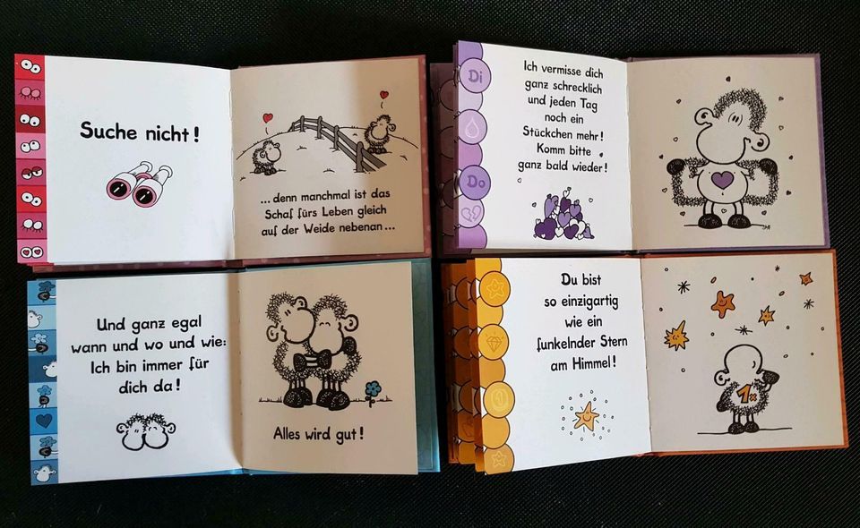 4 Sheepworld Bücher / Geschenkbücher, klein in Pfronten