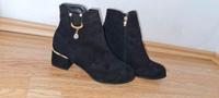 schwarze Stiefeletten mit 4cm Absatz Sachsen - Meißen Vorschau