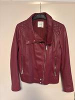 Damen Lederjacke modern Kirschrot Gr. L  **Echtleder** Schleswig-Holstein - Harrislee Vorschau