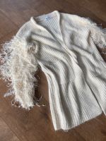 Cardigan Weste Jacke Strickjacke Hippie Boho Ibiza Fransen Creme Nordrhein-Westfalen - Troisdorf Vorschau