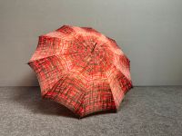 Regenschirm 50er Rot Kariert Mid Century Sonnenschirm Häfen - Bremerhaven Vorschau