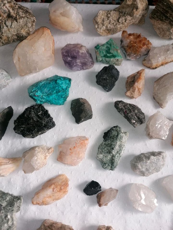 ❤️ Schöne Steine Edelsteine Mineralien Sammlung ❤️ in Wunsiedel