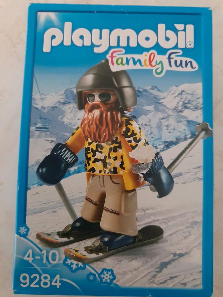 Playmobil  9284 Skifahrer mit Snowblades / family fun NEU und OVP in Dirmstein