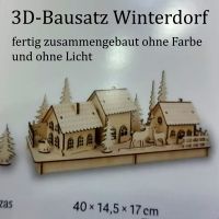 3D-Weihnachtsdorf Holzpuzzel Bausatz aus Holz Modellbau Tiere Hau Sachsen - Pegau Vorschau