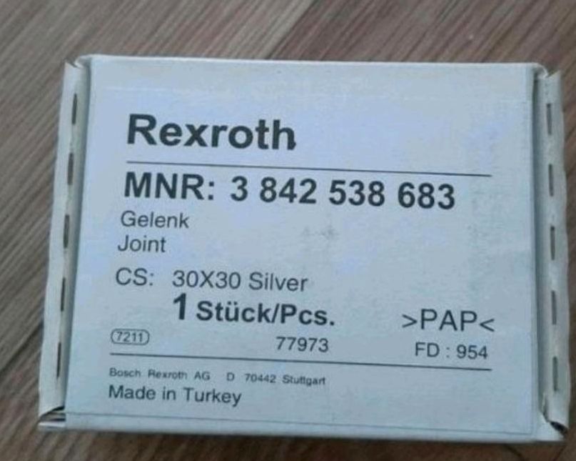 Bosch rexroth Gelenke 30x30 3842538683 in Etterwinden