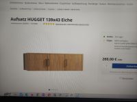 JYSK Hugget Kleiderschrank Aufsatz 139x43 Eiche Hessen - Münster Vorschau