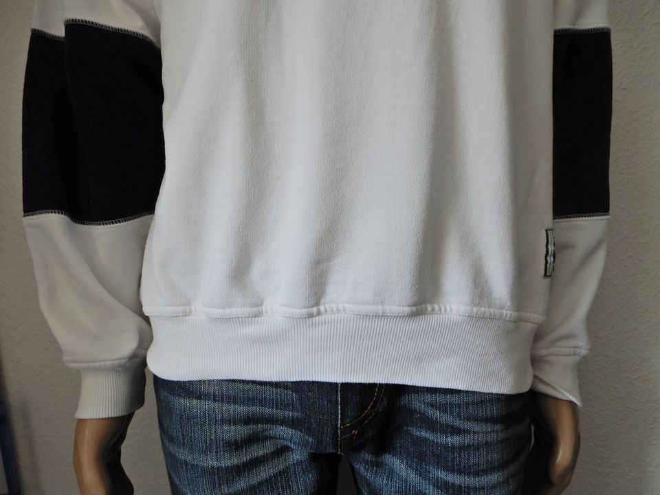 FILA  Vintage 90er Herren Sweatshirt  Gr.S  wie L  Weiß in Frickingen