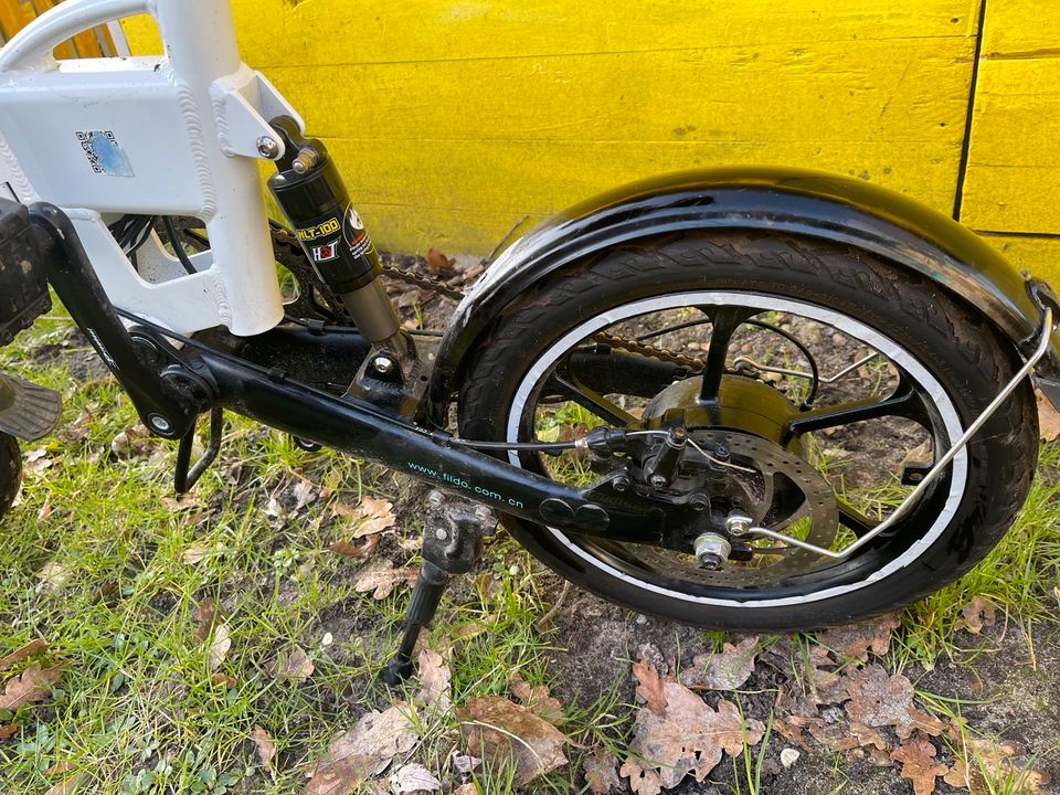 FIIDO D2S 16" Reifen Faltbares Moped Elektrofahrrad in Elmshorn