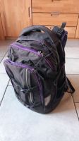 Satch pack Schulrucksack „Purple Hibiskus“ Schwarz/Lila Niedersachsen - Gifhorn Vorschau