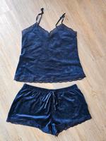 2-teiliger Velours-Pyjama mit Spitze, Hunkemöller Gr. M/L Baden-Württemberg - Bad Ditzenbach Vorschau
