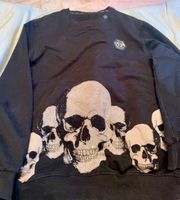 Philipp Plein Sweatshirt schwarz totenkopf Strass Niedersachsen - Barendorf Vorschau