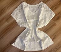 Sheego Damen T-Shirt Weiß Häkeleinsatz Größe 44/46 Neu Hamburg-Nord - Hamburg Fuhlsbüttel Vorschau