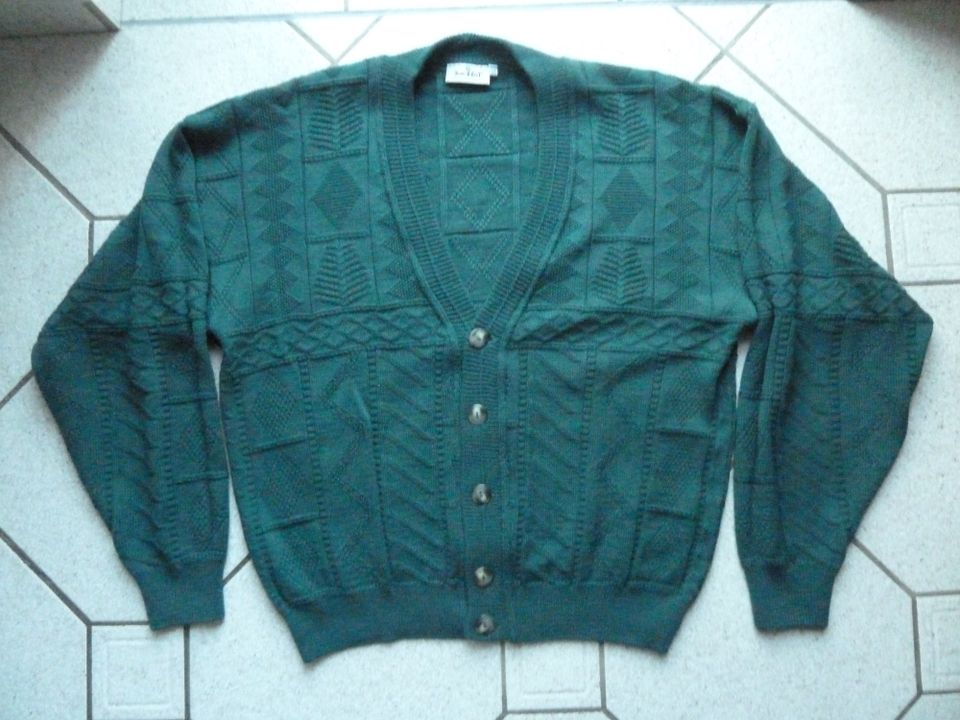 Herren Strickweste James B.Cool Gr. 50 XL WÖHRL Made Italy Weste in Greding