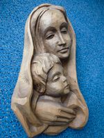 Madonna mit Jesuskind aus Holz - Wandbild Baden-Württemberg - Allensbach Vorschau