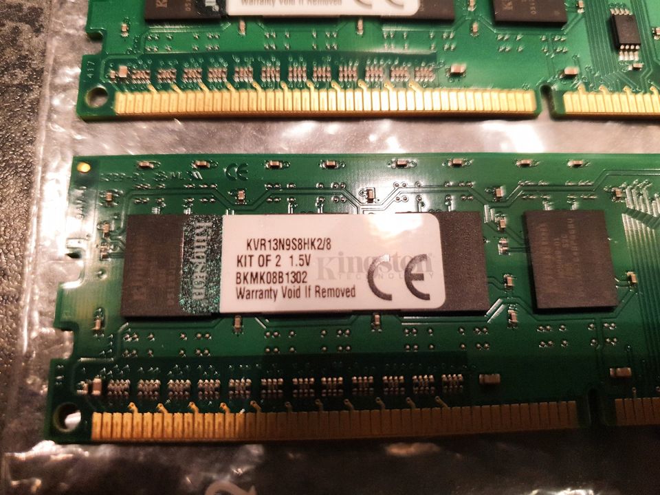 RAM Kingston DIMM 8GB (2x4GB) DDR3-1333 in Dresden