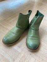 Leder Stiefel 38 grün Hessen - Darmstadt Vorschau