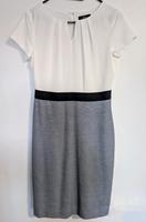 Businesskleid weiß/grau tailliert Düsseldorf - Unterbilk Vorschau