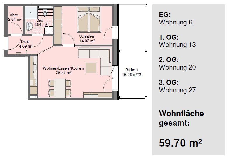 Neubau von 28 Eigentumswohnungen in Bremen