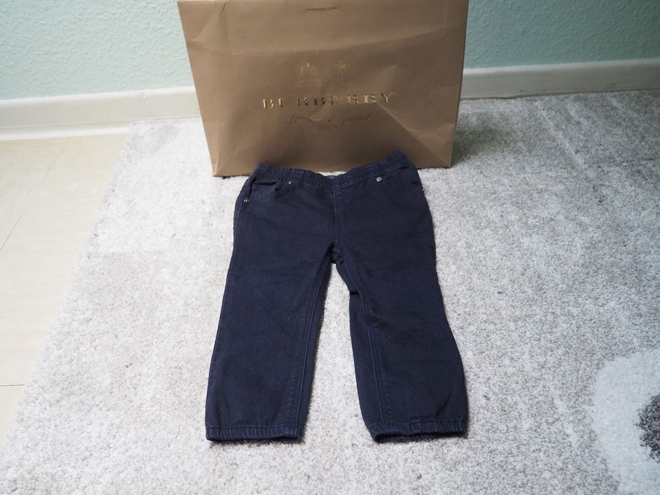 Orig. Burberry Luxus Jeans Schwarz Gr.98 NP110€ in Hamburg