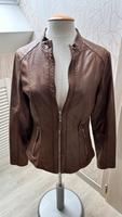 BRAX Lederjacke Jacke braun Gr. 38 Sachsen-Anhalt - Staßfurt Vorschau